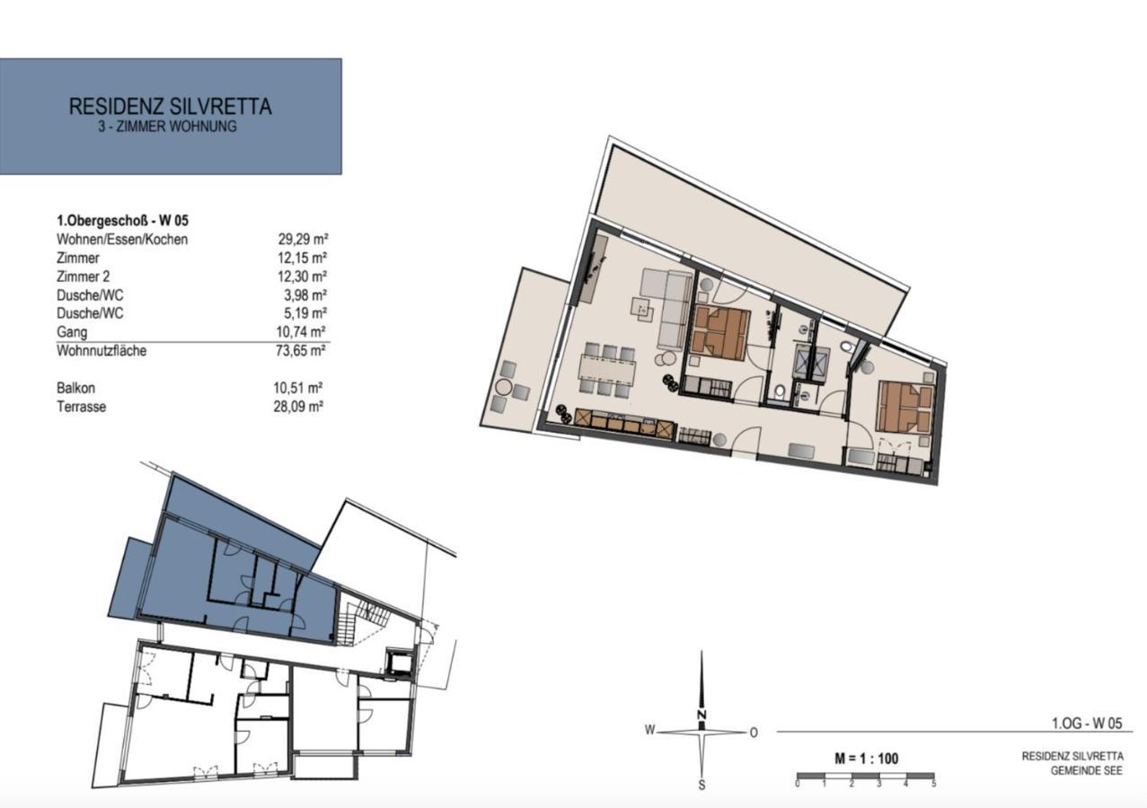 Das Luxurioese Chalet-Apartment In Der Residenz Silvretta - Inklusive Silvretta Card Premium See Kültér fotó
