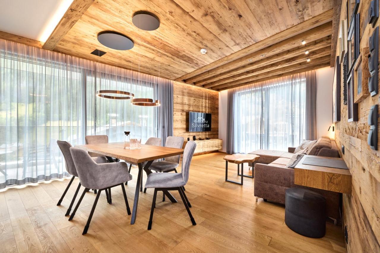 Das Luxurioese Chalet-Apartment In Der Residenz Silvretta - Inklusive Silvretta Card Premium See Kültér fotó